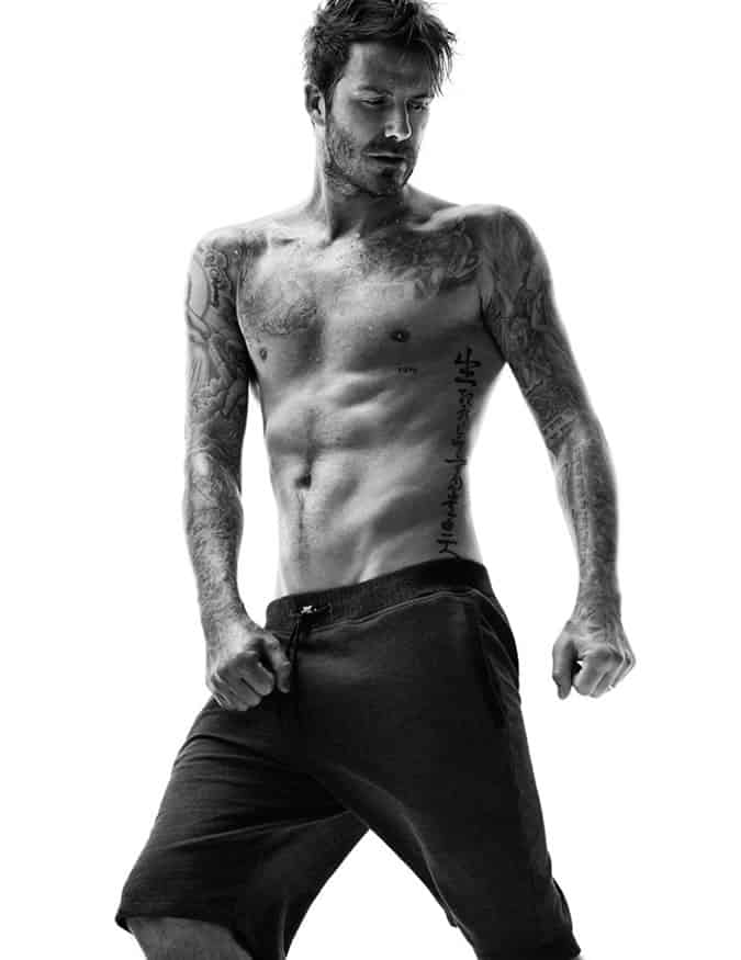 David beckham bodywear for h&m aw14