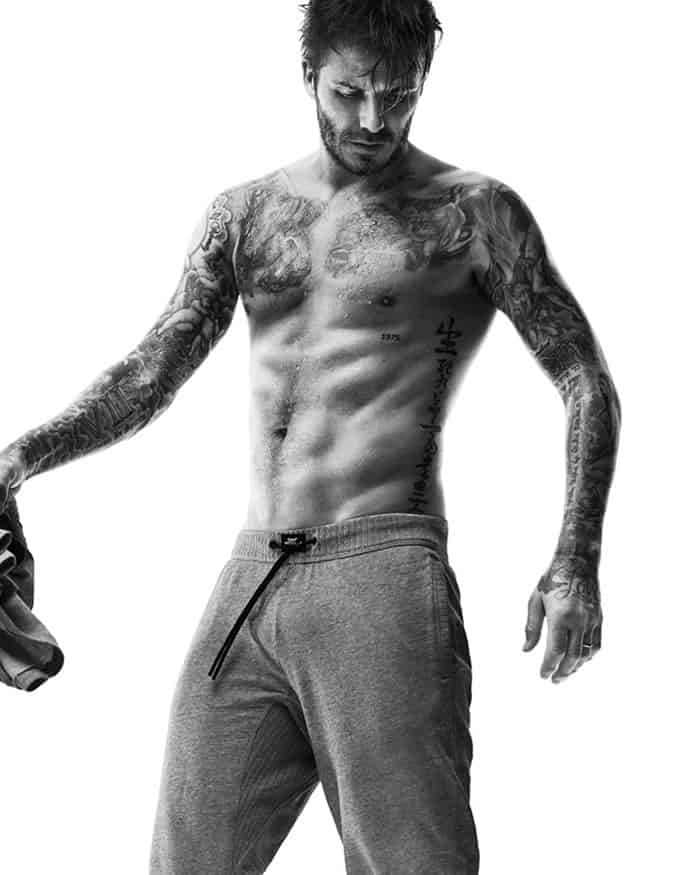 David beckham bodywear cho h&m aw14