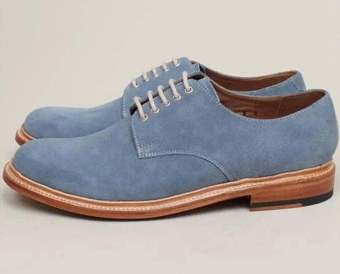 Grenson finlay suede 5 eyelet gibson