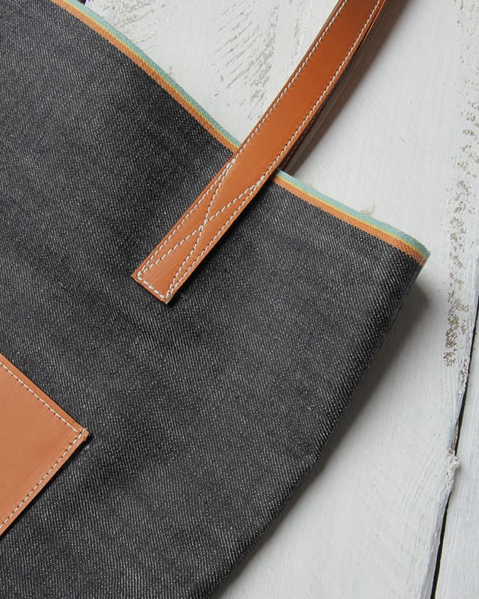 Edwin europe x atelier léger tote bag