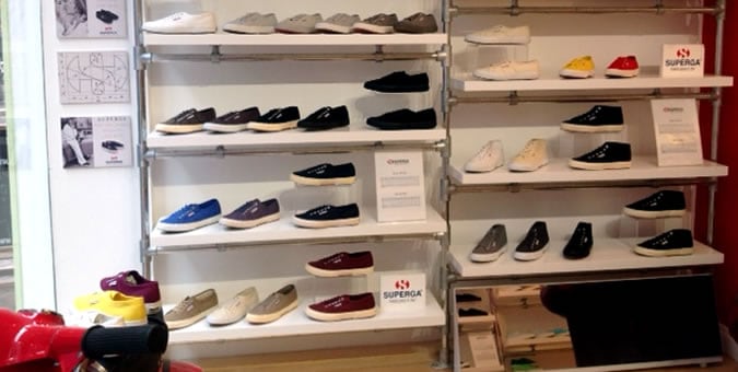 Superga Định vị lại Cửa hàng Flagship ở London