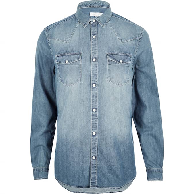 wash-blue-denim-shirt