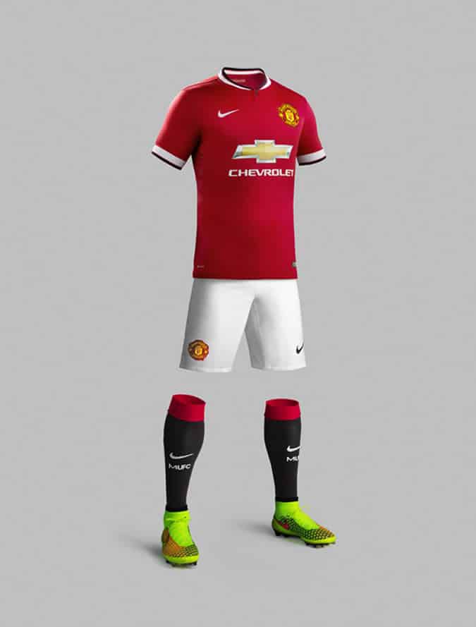 Bộ quần áo bóng đá trên sân nhà của manchester united mùa giải 2014/15 13 Bộ quần áo bóng đá trên sân nhà của manchester united mùa giải 2014/15