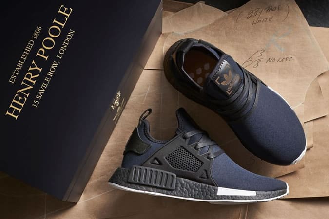 Adidas hợp tác với một nhà may savile row cho sản phẩm giày thể thao hợp tác mới nhất của mình 15 Giày thể thao adidas x henry poole nam nmd xr1 và nmd r2