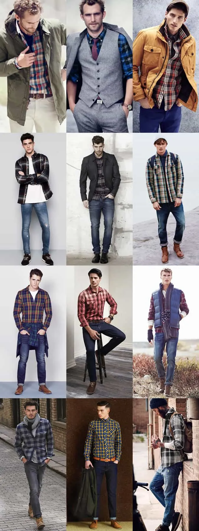 Lookbook lấy cảm hứng từ trang phục dành cho nam giới và áo sơ mi tartan