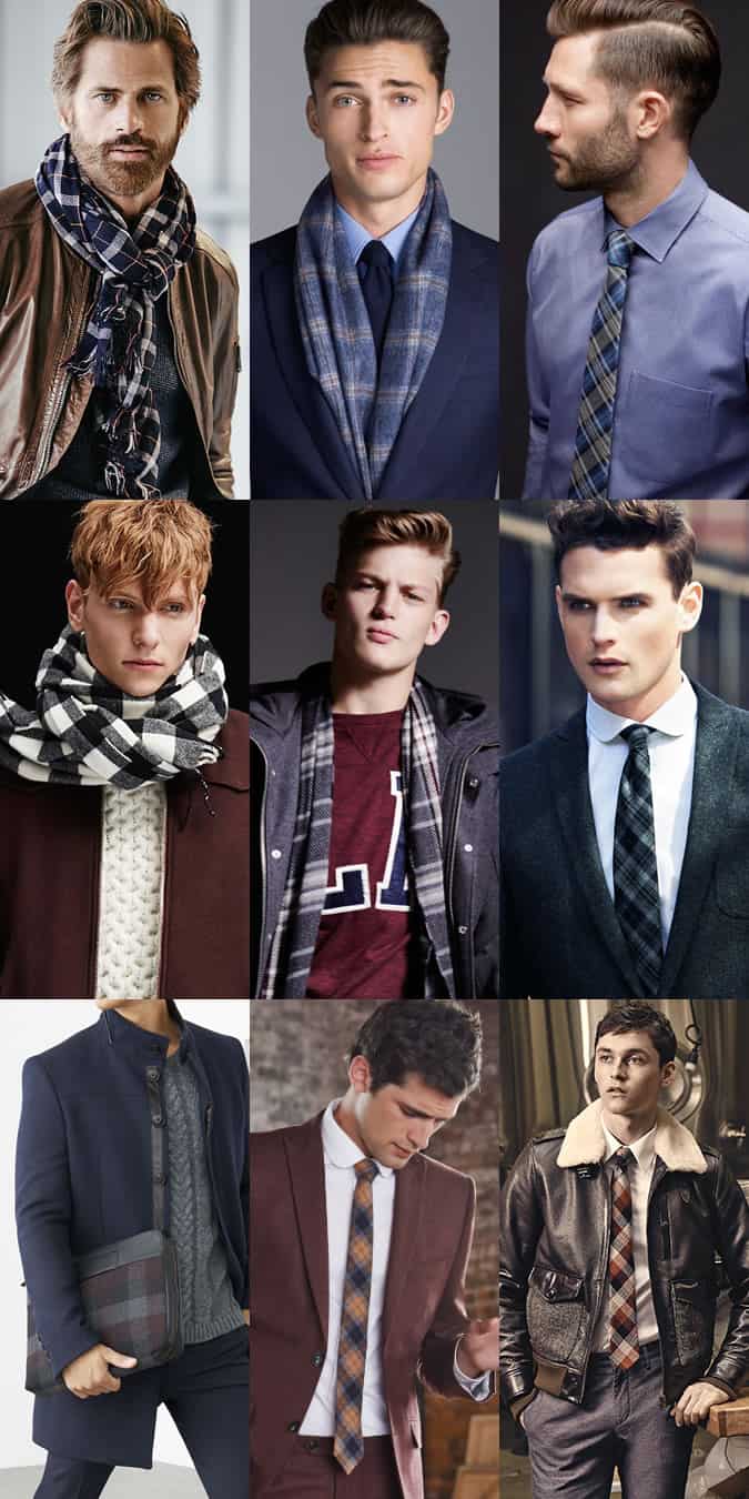 Tra cứu cảm hứng cho trang phục của nam giới và phụ kiện Tartan