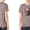 Stained-glass skull t-shirt