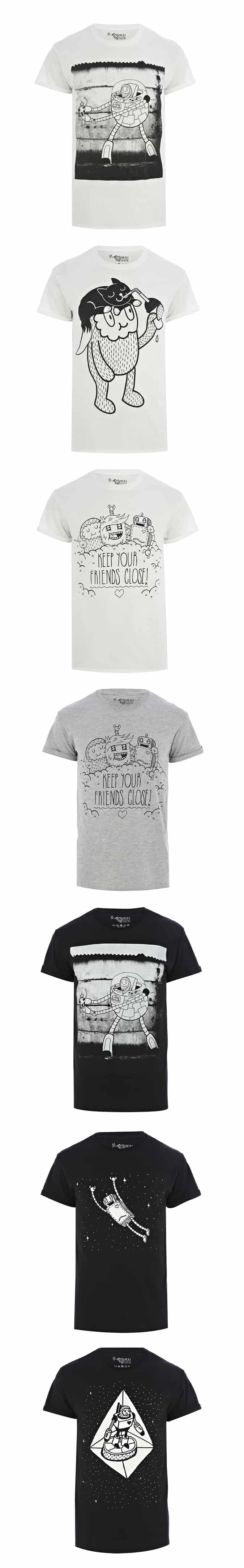 Áo phông đồ họa phiên bản giới hạn của timrobot x river island 1 Bộ sưu tập phiên bản giới hạn của timrobot x river island