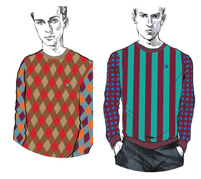 Lyle & Scott x Jonathan Saunders AW14