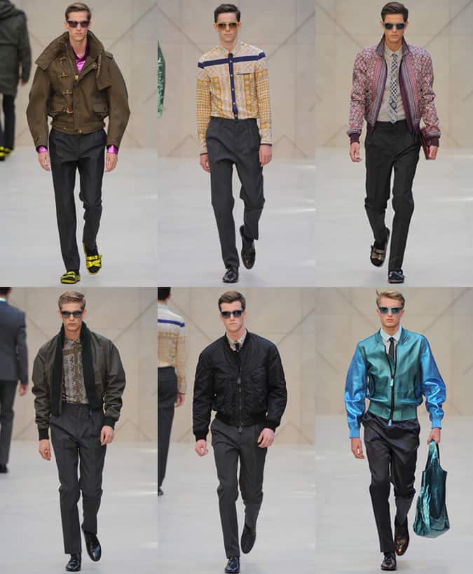 Xu hướng thời trang aw13 của nam giới: quần xếp ly 1 Quần xếp ly burberry prorsum