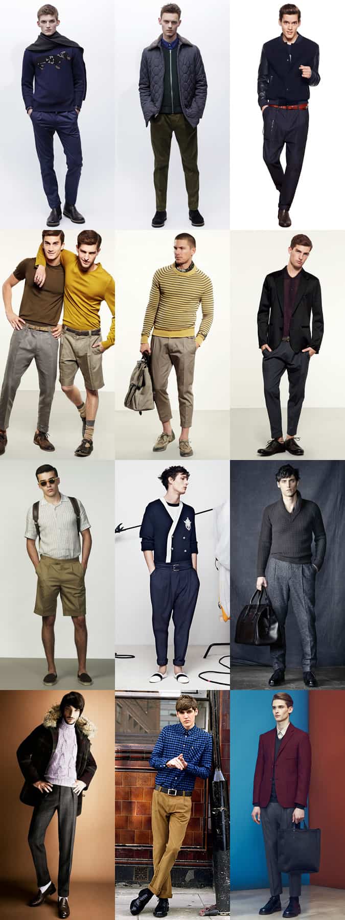 Xu hướng thời trang aw13 của nam giới: quần xếp ly 5 Lookbook quần xếp ly hiện đại dành cho nam