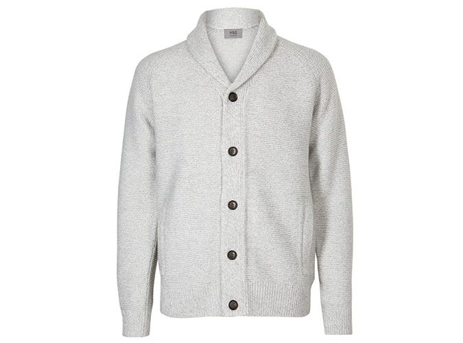M&S COLLECTION Áo khoác len họa tiết