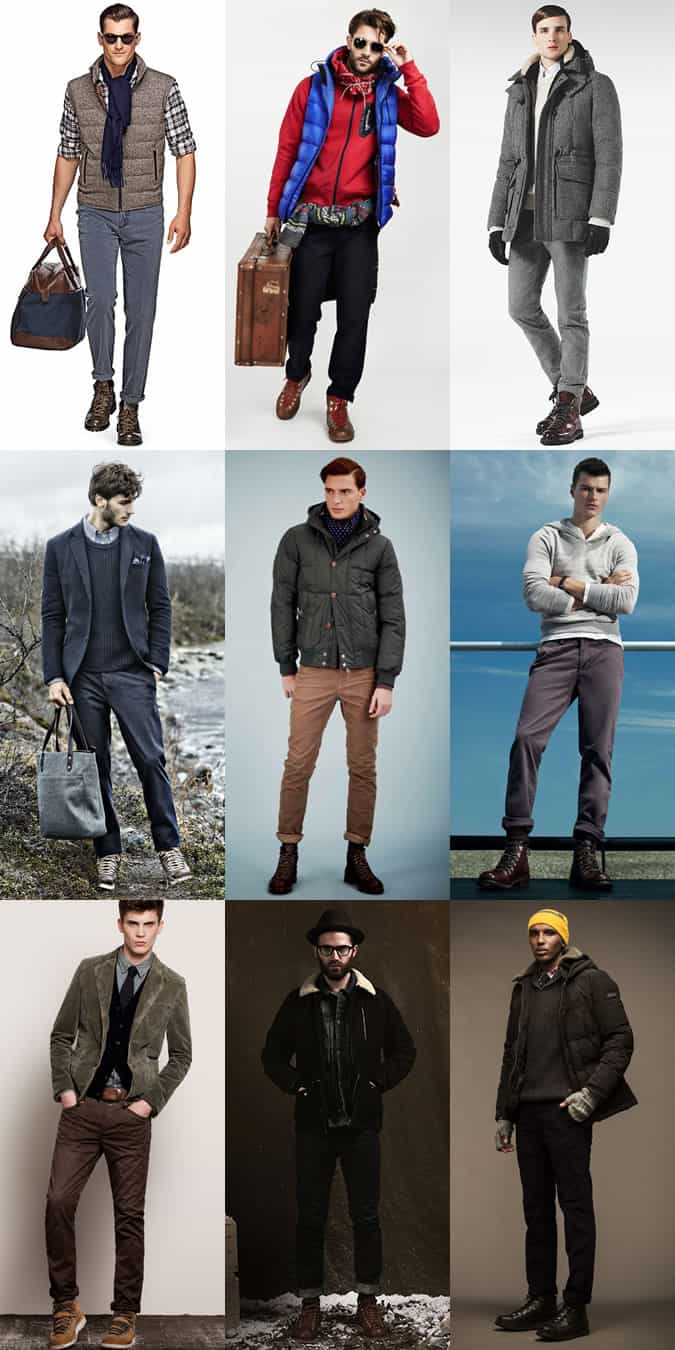 Xu hướng giày dép chính aw13 của nam giới 3 Lookbook lấy cảm hứng từ trang phục dành cho nam đi bộ đường dài