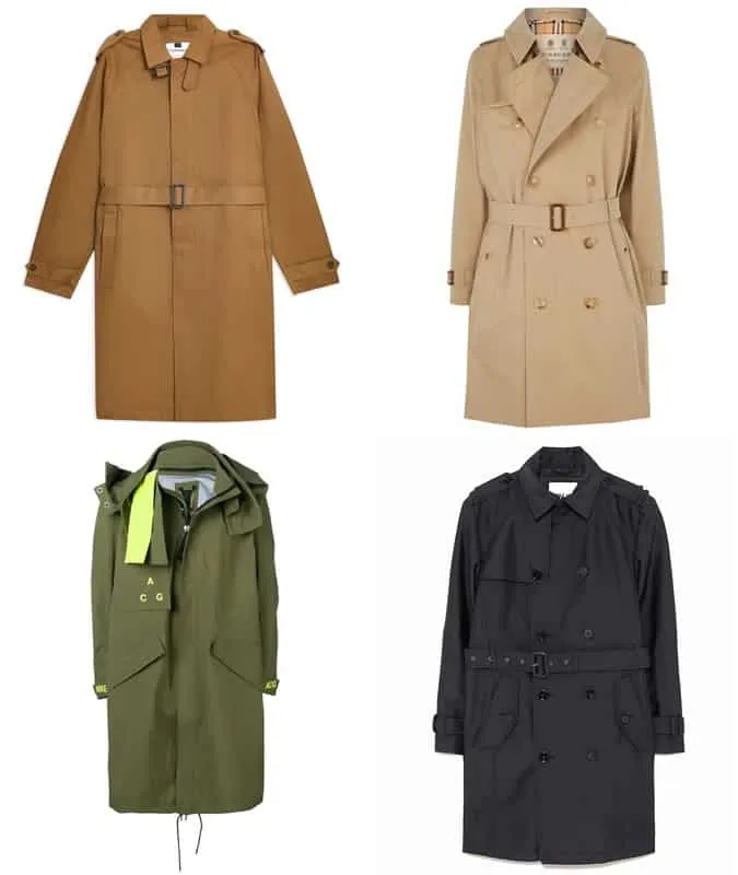 Big trench coats dành cho nam giới