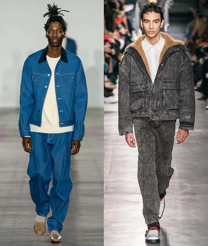 Denim đôi từ e tautz và msgm aw19