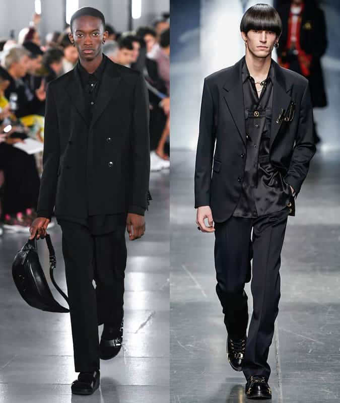 Xu hướng trang phục nam aw19 tốt nhất để mặc ngay bây giờ 18 Valentino và versace phù hợp với aw19