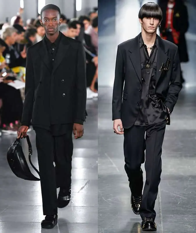 Valentino và versace phù hợp với aw19