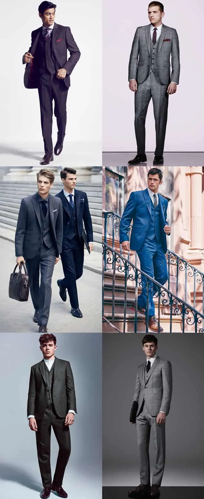 Bộ trang phục ba mảnh dành cho nam giới lookbook lấy cảm hứng từ trang phục