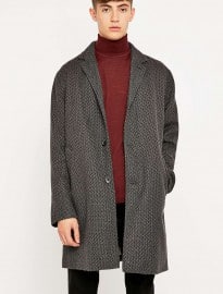 Shore Leave By Urban Outfitters Áo khoác kết cấu màu than Lucifer