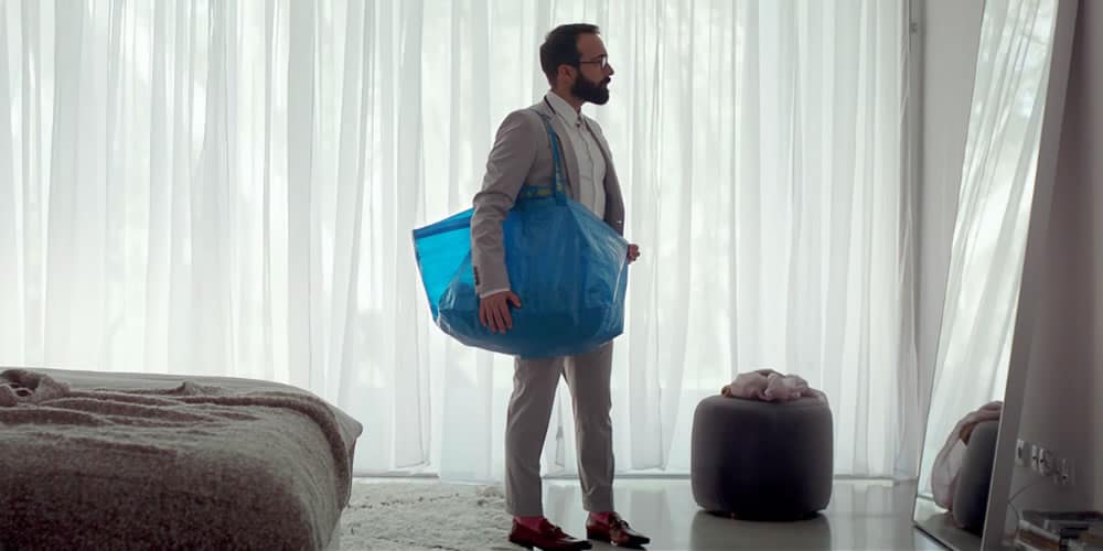 Túi Balenciaga Leather Ikea