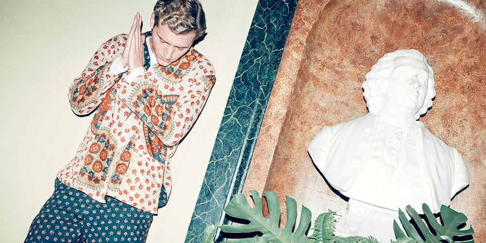 Trang phục nam giới theo chủ đề những năm bảy mươi của Gucci