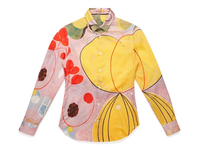 Acne studios x hilma af klint: nghệ thuật đeo được
