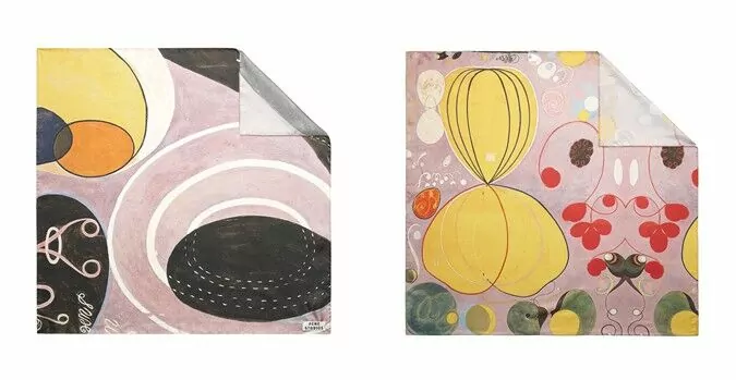 Acne studios x hilma af klint: nghệ thuật đeo được