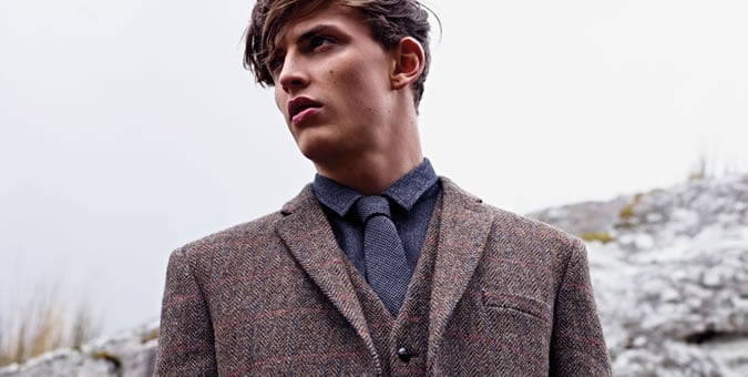 Bộ sưu tập thời trang nam Tweed của Primark Harris