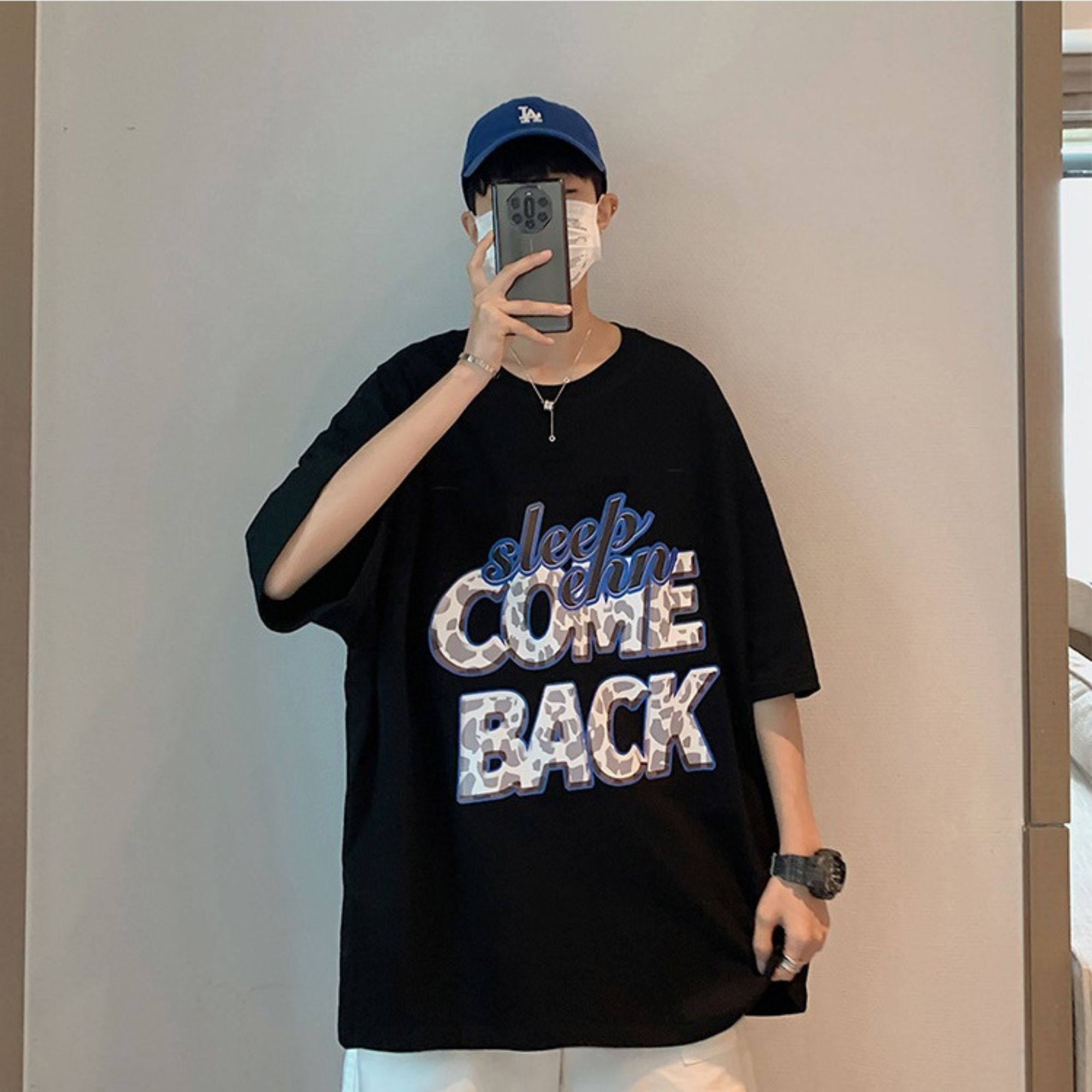 Áo thun unisex tay lỡ in chữ sleep come back, áo phông unisex freesize, áo thun unisex cotton nam nữ jteeman jt31 (2) Ao thun unisex tay lo in chu sleep come back ao phong unisex freesize ao thun unisex cotton nam nu jteeman jt31 2