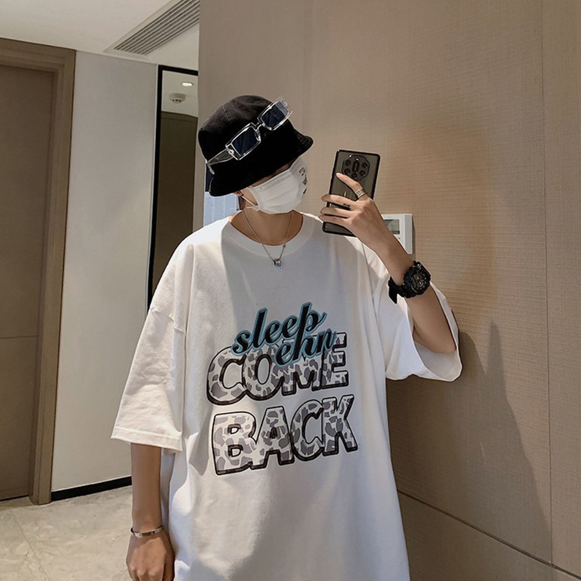 Áo thun unisex tay lỡ in chữ sleep come back, áo phông unisex freesize, áo thun unisex cotton nam nữ jteeman jt31 (3) Ao thun unisex tay lo in chu sleep come back ao phong unisex freesize ao thun unisex cotton nam nu jteeman jt31 3