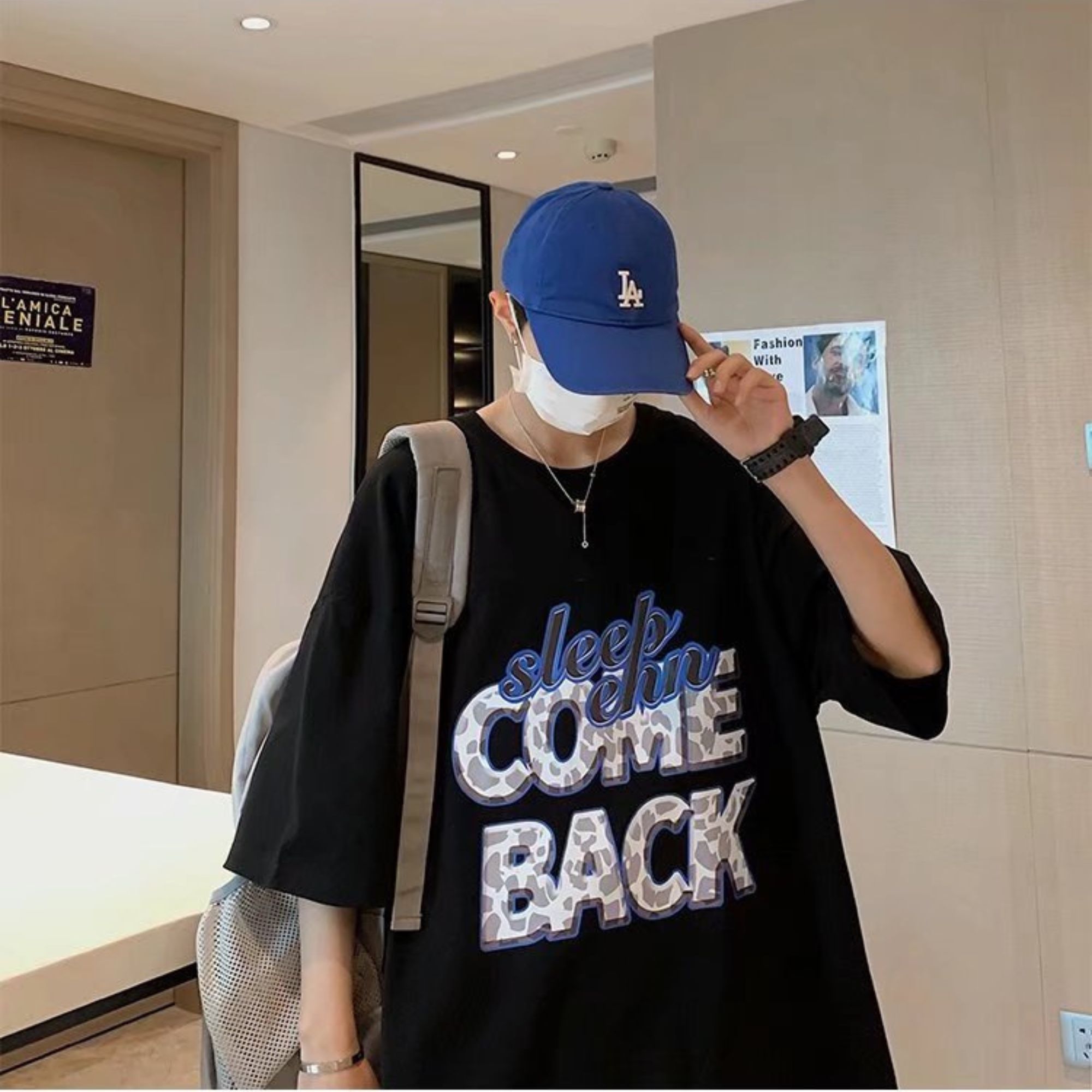 Áo thun unisex tay lỡ in chữ sleep come back, áo phông unisex freesize, áo thun unisex cotton nam nữ jteeman jt31 Ao thun unisex tay lo in chu sleep come back ao phong unisex freesize ao thun unisex cotton nam nu jteeman jt31