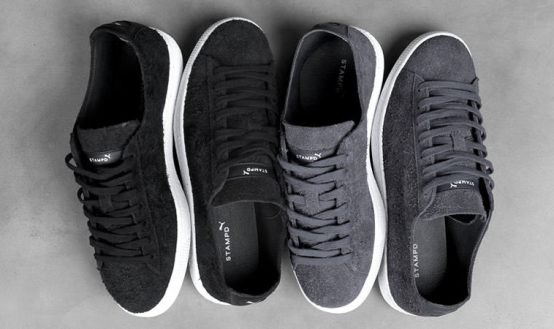 Puma x Stampd là bộ sưu tập giày sneaker chống màu trắng
