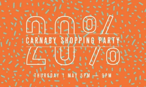 Bữa tiệc mua sắm cuối cùng trên phố Carnaby