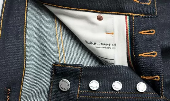 Nudie Jeans Co x Oi Polloi Grim Trim Dry Rainbow Jeans