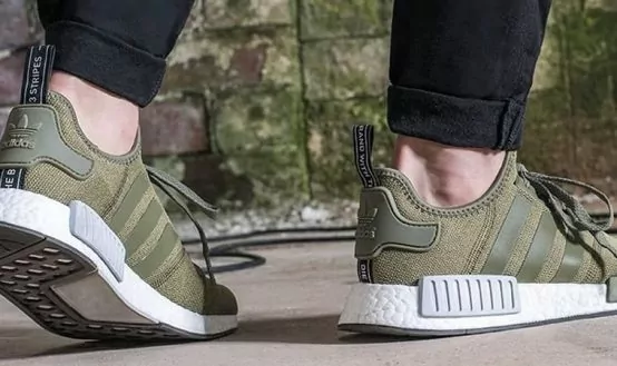 Đôi giày thể thao Adidas NMD màu Olive này sẽ là hàng độc quyền ở Châu Âu