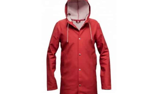 Stutterheim’s Stockholm Röd Raincoat