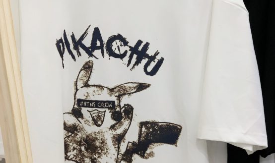 Áo thun Unisex tay lỡ form rộng in hình Pikachu dành cho nam nữ, áo phông unisex JTeeMan hiệu ứng Pikachu vải Cotton thoáng mát JT34_1