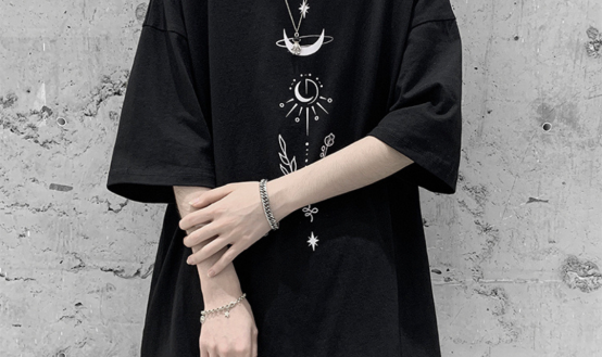 Áo thun Unisex tay lỡ nam nữ JTeeMan, áo phông Unisex form rộng theo xu hướng, áo thun Unisex in hình vải cotton JT13 Đen 1