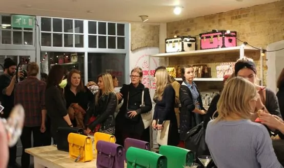 The Cambridge Satchel Company POP UP store in Spitalfields