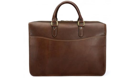 Tusting Sundance Floodlight Leather Grafton Laptop Briefcase
