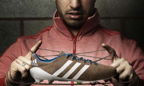 Adidas has launched the world’s first knitted football boot