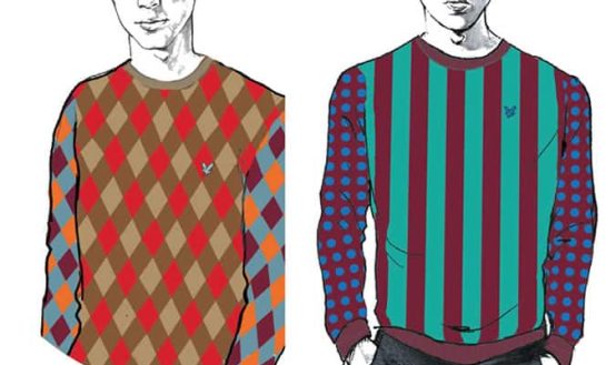 Lyle & Scott x Jonathan Saunders AW14
