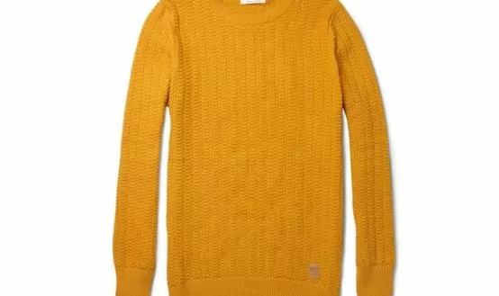 NN.07 Miho Textured-Cotton Sweater