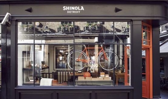 Shinola mở cửa hàng Debut Vương quốc Anh